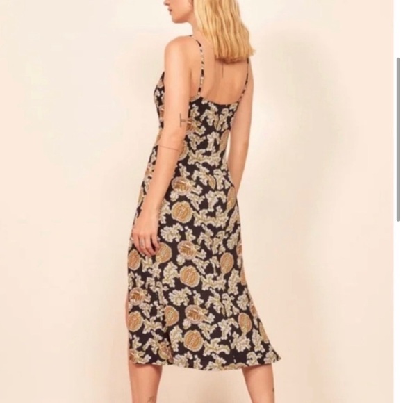 Reformation Crimini Midi Dress Paisley size 0 - Picture 2 of 7
